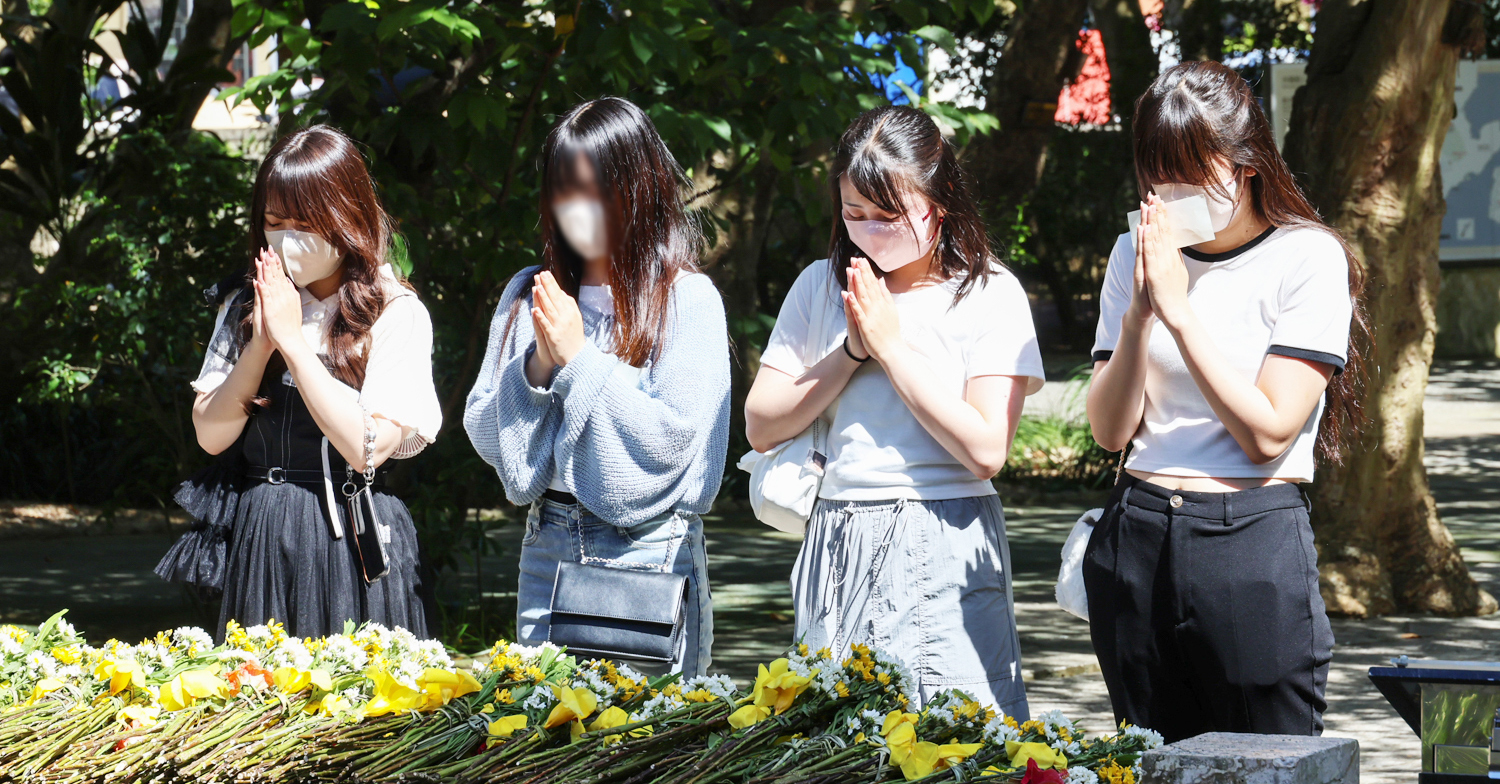 仰星便り「修学旅行記③～ひめゆりの塔編～」 - 仰星学園高等学校